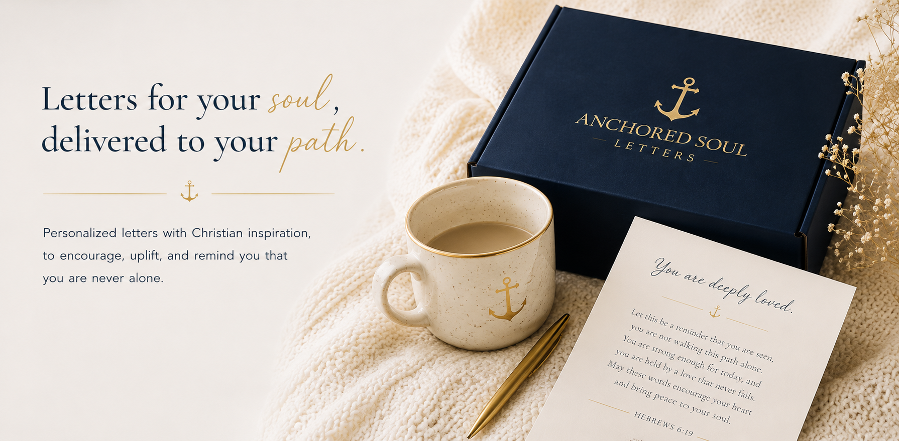 Anchored Soul Letters — letters for your soul, delivered to your path